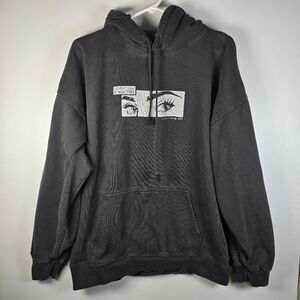 Brandy Melville Charcoal Graphic Hoodie Meet Me In New York John Galt One Size